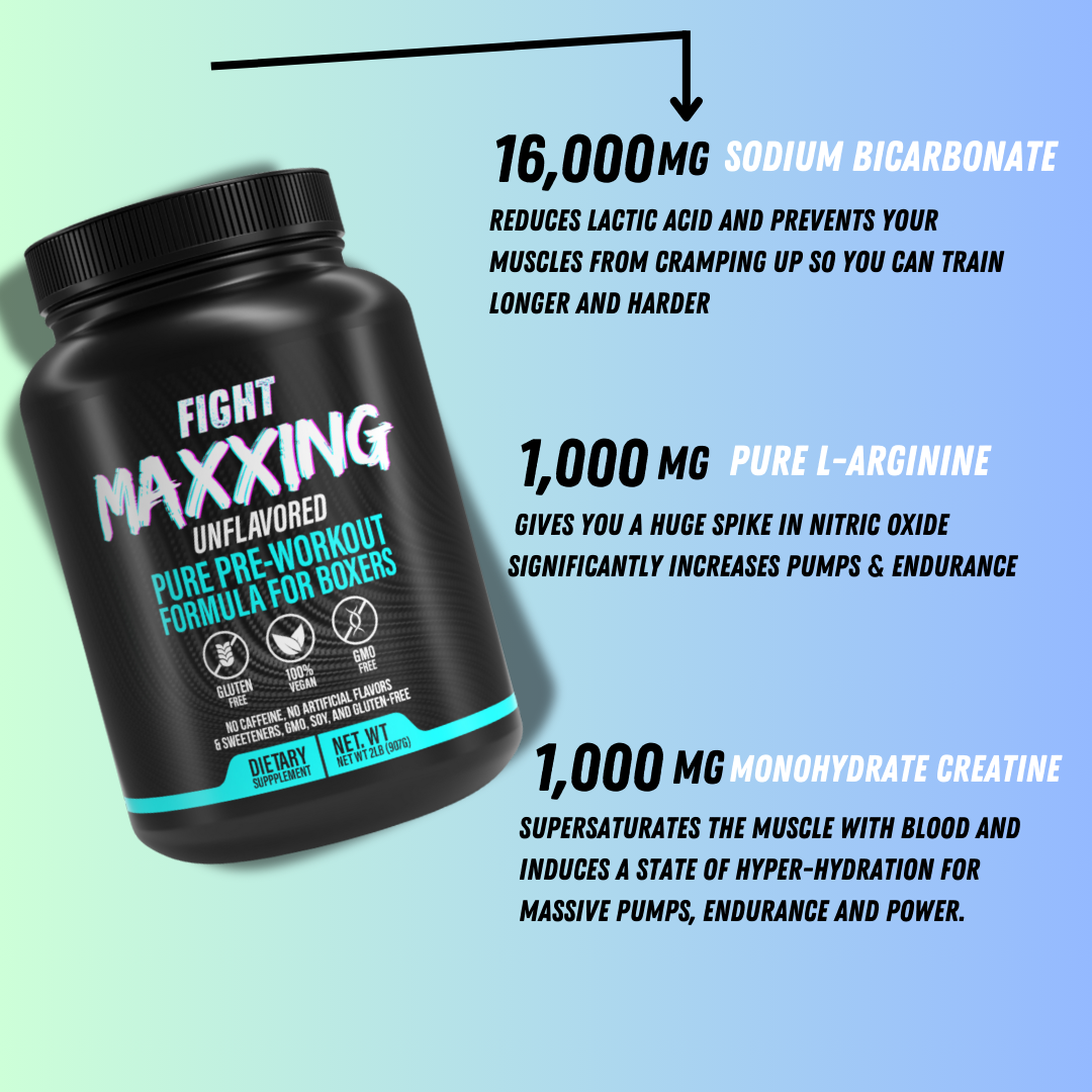 Unflavored Caffeine-Free Pre-Workout For Boxers (New Design)