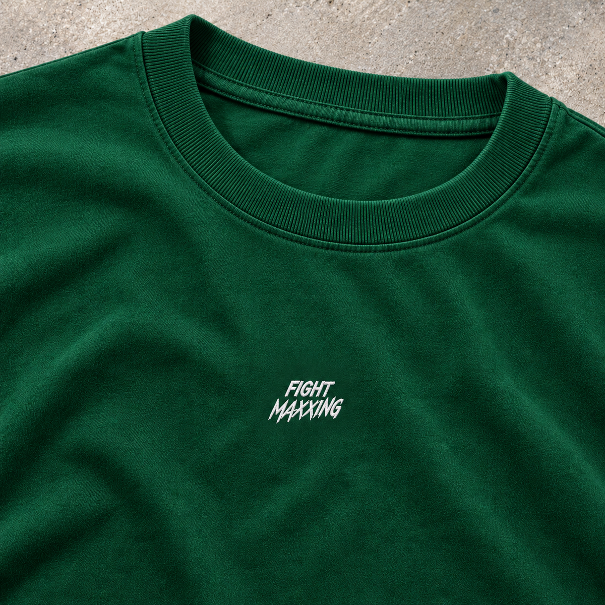Fight Maxxing Relaxed Tee — Green